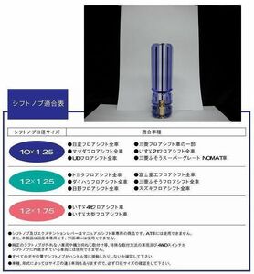 トラック 用品 パーツ│シフトノブ 板入り六角ノブ パープル １６０mm│シャルマン 直送品