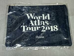 新品未開封 fhana World Atlas Tour2018 ライブグッズ デニムポーチ