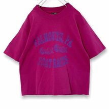 古着 ヴィンテージ 90s フルーツオブザルーム ビッグプリント Tシャツ シングルステッチ Y2K 短丈 MADE IN U.S.A. 　アメリカ製_画像1