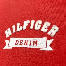古着 トミーヒルフィガー フロッキープリント リンガーTシャツ 半袖 ブランドロゴ TOMMY HILFIGER_画像9