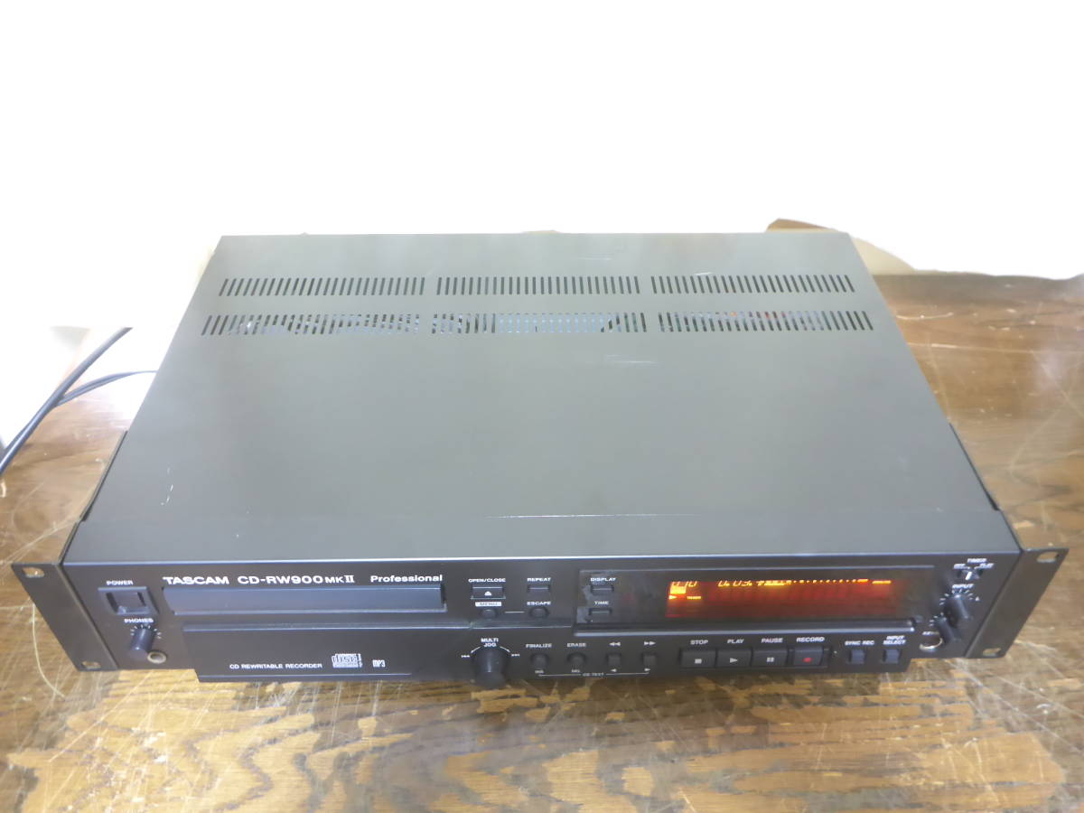 希少 TASCAM CD-RW900MKⅡ タスカム 業務用CDレコーダー-