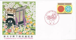 ＦＤＣ　１９９３年　皇太子殿下御成婚記念　７０円