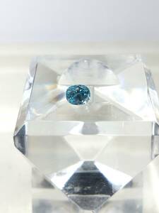  blue zircon 1.5CT oval cut loose 050606500702