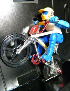 当時物 ★★BMX 日本製TOMY モトクロスバイク 自転車 !! Bicycle Motocross パワーウィリー走行 トミー 良好本体★★未使用デッドストック