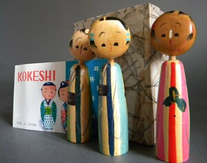 当時物 ★★セクシー Kissing Kokeshi 昭和40年代 !! キッスこけし 温泉 おみやげ 新婚旅行 観光「定形外/LP可」★★未使用 デッドストック