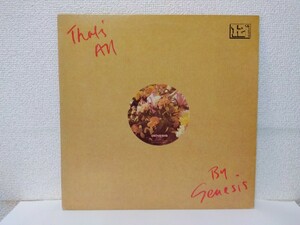 [12”]Genesis ジェネシス【That's All ザッツ・オール】日本フォノグラム(15PP-39) 美盤