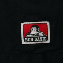 BEN DAVIS ベンデイビス 春夏 半袖 ビッグ刺繍★ ワーク シャツ Sz.S　メンズ ネイビー　C3T05655_6#A_画像5