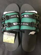 29センチ 新品 SUPREME × THE NORTH FACE 22SS TREKKING BASE CAMP SLIDE GREEN シュプリーム ノースフェイス スライド SANDAL サンダル_画像1