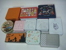 PP/F07BX-DA3 空き箱 空き缶 お菓子 パッケージ クッキー ペコサブレ THE TOY SHOP ハッピーターン Sadaharu AOKI Teegeback PEANUTS_画像1