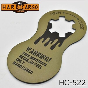 HARDCARGO フューエルフラップ カーキ スーパーキャリイ(DA16T) 給油口の液だれを防ぐ 軽トラック用 マット ハードカーゴ HC-522
