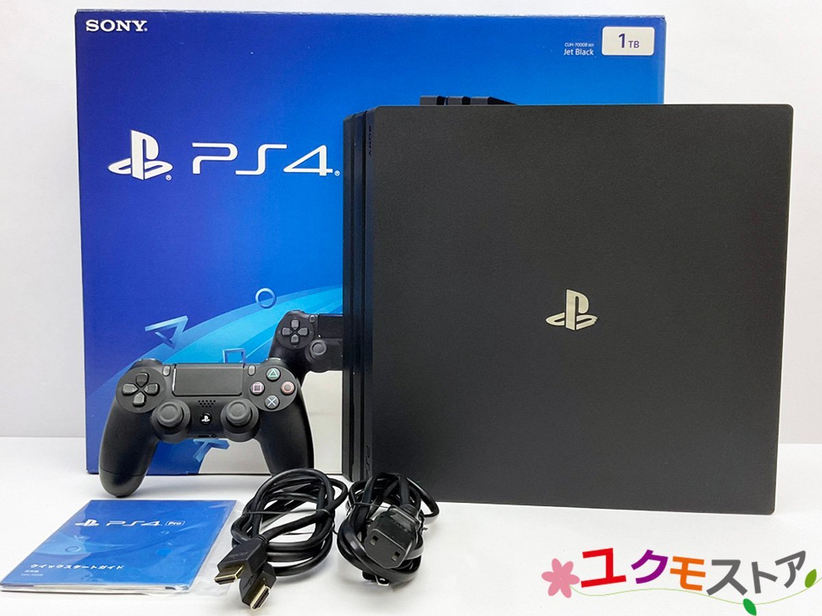 動作確認済み PlayStation4 本体 CUH-1000A 500GB ジェット・ブラック 