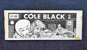 サイン入 ロッキー・ハートバーグ アンダーグラウンドコミック 洋書 Rocky Hartberg Cole Black コール・ブラック 1980年