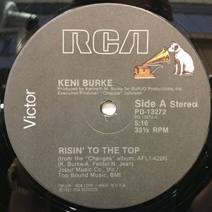 【新宿ALTA】KENI BURKE/RISIN' TO THE TOP(PD13272)