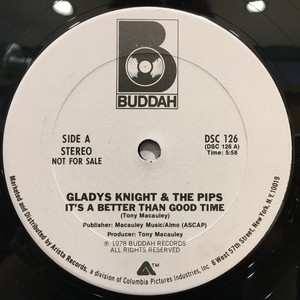 【新宿ALTA】GLADYS KNIGHT & THE PIPS/IT'S A BETTER THAN GOOD TIME(DSC126)