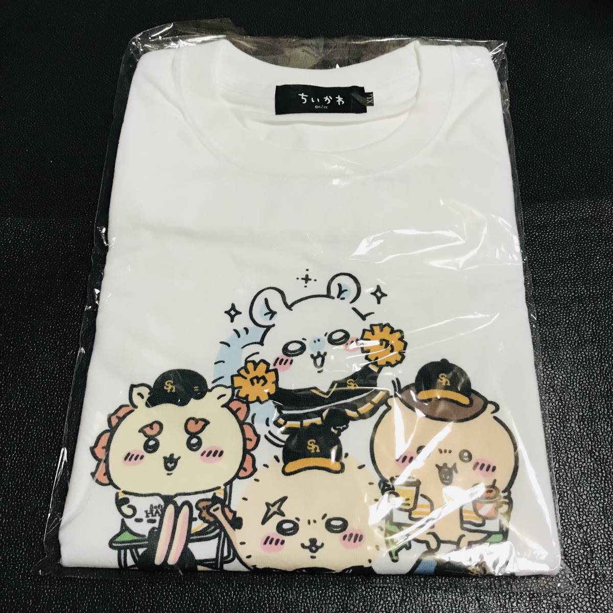 ちいかわ ナガノ 限定 Tシャツ オールスター ホワイト XL ハチワレ