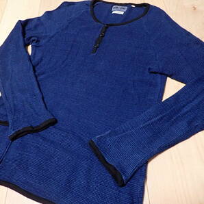 【送料無料】BLUE BLUE ブルーブルー ハリウッドランチマーケット HRM ワッフルTシャツ ロンT Ｔシャツ サイズ１の画像1