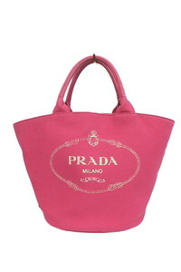 【中古】PRADA プラダ バッグ ハンドバッグ レディース カナパ 1BG186 ピンク ショルダ・ポーチ欠品