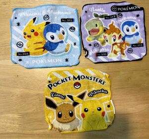 ポケモン　おしぼり　3枚セット