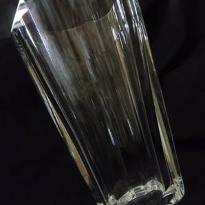 バカラ Baccarat フラワーベース クリスタル 花瓶 大型商品 重量あり w1の画像1
