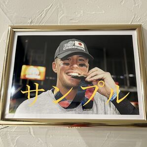 ヌートバー A4写真 他にも多数出品していますので是非ご覧下さい!WBC 優勝ヌートバー金メダル フレームカラーゴールド