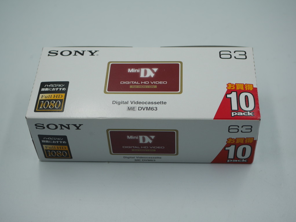 送料込み○未開封新品○ソニー miniDVカセット 10パック 10DVM63HDC