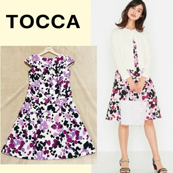 極美品　トッカ　TOCCA　リゾート　POOL　ドレス　ワンピース　サイズ2