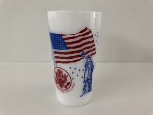 Федеральный стеклянный стакан Tumbler American USA Звезда свободы ICHO Flag Vintage Vintage Federal Vintage [Fe-717]