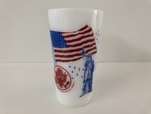 フェデラル ミルクガラス タンブラー アメリカ USA 自由の女神 星条旗 ヴィンテージ vintage federal ビンテージ [fe-714]_画像2