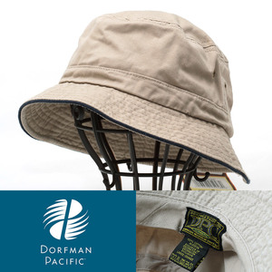 バケットハット 帽子 メンズ ドーフマンパシフィック Dorfman Pacific Outdoors Sandwich Bucket Hat カーキ L 76XWP-02 USA ブランド