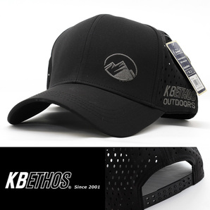 メッシュキャップ 帽子 メンズ ケービーエトス KB ETHOS Mountain Range Vintage Ballcap ブラック 正規品 KBVT-806-BLK アメリカ NYC USA