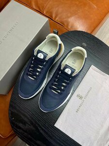 ブルネロクチネリ Brunello Cucinelli　イタリア　メンズ　シューズ　靴　スニーカー カジュアル　 size39-44 サイズ選択可能