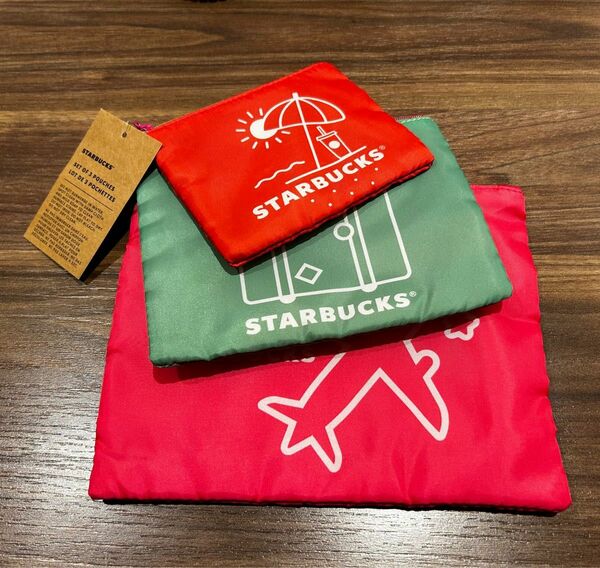 【新品】スターバックス　Starbucks ポーチ　3個セット