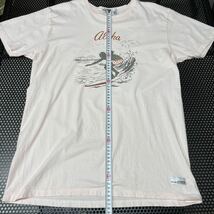 IOLANI × JUN 半袖 プリントTシャツ 2サイズ 薄いピンク_画像4