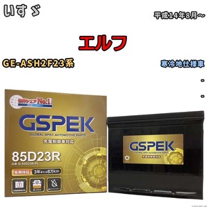 バッテリー デルコア GSPEK いすゞ エルフ GE-ASH2F23系 - G-85D23R/PL
