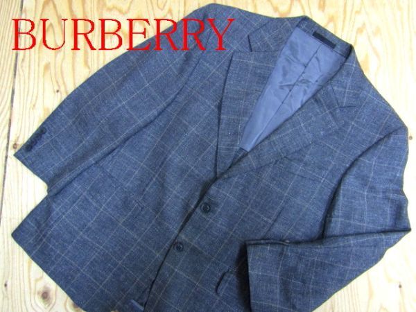☆バーバリー Burberrys☆メンズ シルク・リネン混 春夏 チェック