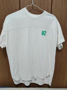 【送料無料】美品　1,2回使用　しまむら　インフルエンサー　コラボ　aguaist nozomi のぞみ　ナンバーPT Tシャツ　Mサイズ　トップス　