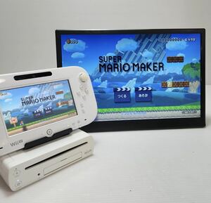 送料無料 美品 任天堂 Nintendo WiiU 32GB Wii U 本体 WUP-101 GamePad WUP-010 ホワイト 動作品 本体のみ