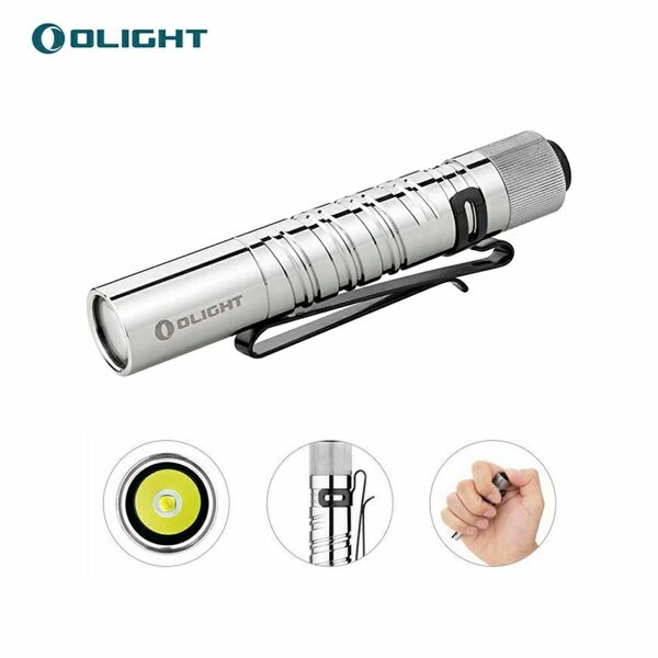 OLIGHT オーライト I3T EOS ステンレススチール ポリッシュ仕上げ 【未開封品】LED 懐中電灯 180ルーメン