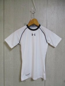 e595 Under Armor UNDER ARMOUR футболка белый × чёрный 21-8