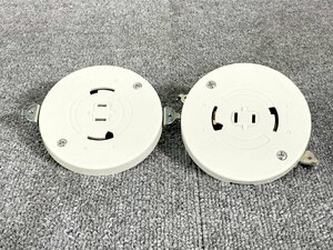 BR2812_Jh* model R exhibition installation goods *Panasonic* circle shape .. sealing outlet 2 piece set *