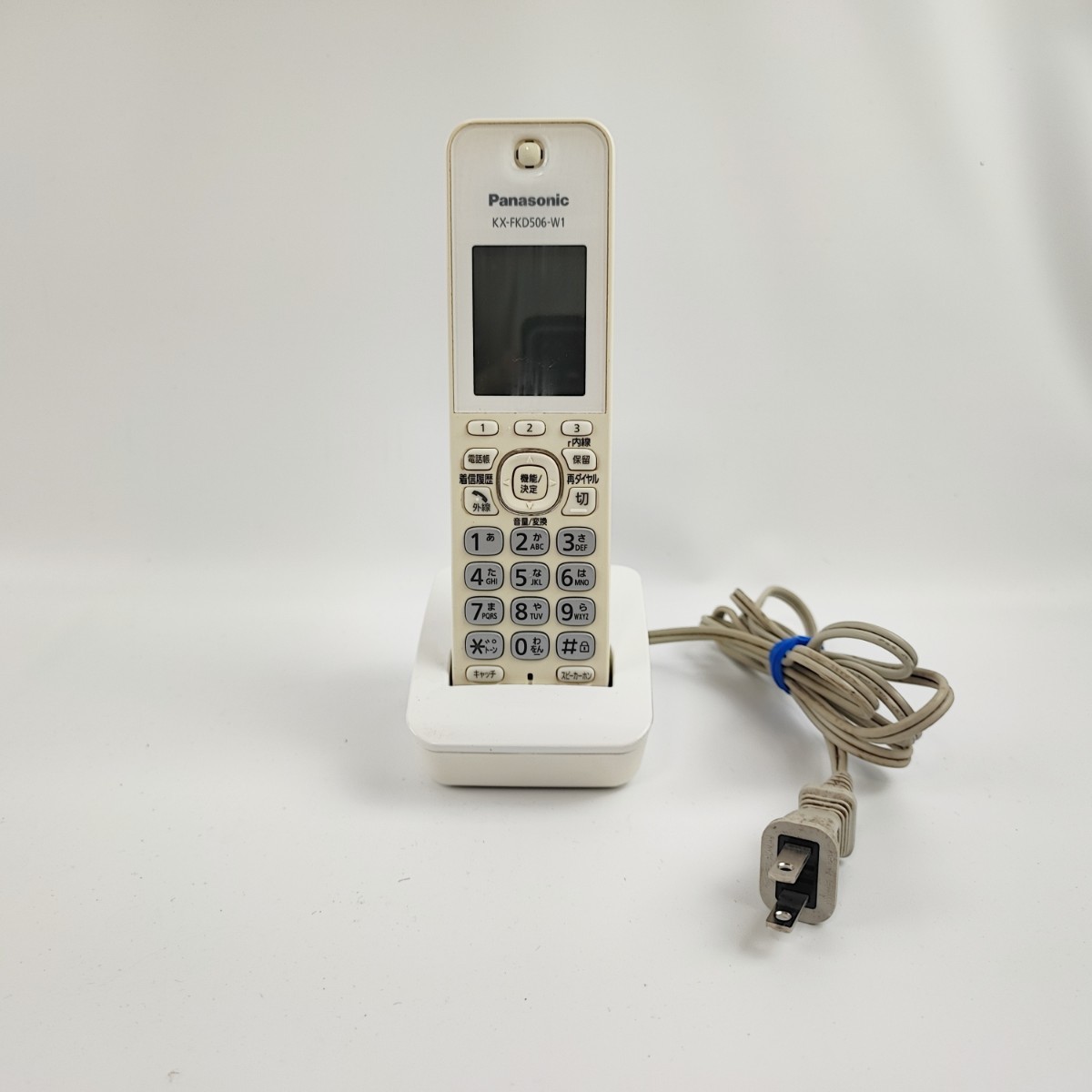 通電確認済子機のみPanasonic パナソニックKX-FKD506-W1 日焼け有白