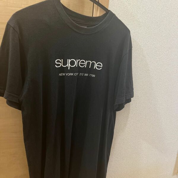 Supreme ブラックTシャッＳ正規品　