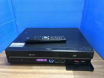 シャープ AQUOS VHS一体型ブルーレイレコーダー BD-HDV22 リモコン付　中古品B-8131_画像2