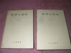 精神分裂病〈１・２〉 L. ビンスワンガー　みすず書房