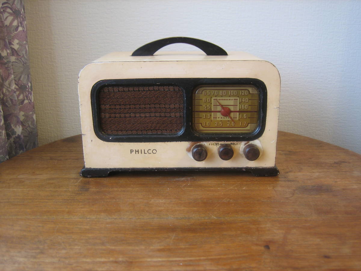 PHILCO フィルコ 真空管ラジオ 電池管 model:D-655-123