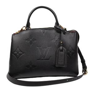 Louis Vuitton ルイヴィトン プティ・パレPM M58916 2way ハンドバッグ ショルダーバッグ モノグラム・アンプラント ブラック 黒 ノワール