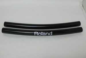 ■Roland 電子ドラム ドラムラック部品 38mmパイプ アールパイプ 湾曲 ブラック 56cm 2本 ② MDS