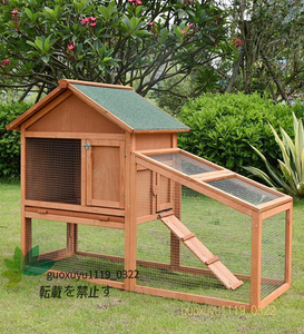 強くお勧め★高品質ペット別荘ハウス 豪華 木製 猫 ウサギ ニワトリ小屋 飼育 アヒル 鳥かご キャットハウス ハウス おうち 屋外養殖 庭用 