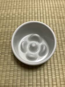 Bamboo color hood bowl . meal . prevention pet dog cat tableware ceramics made in Japan 