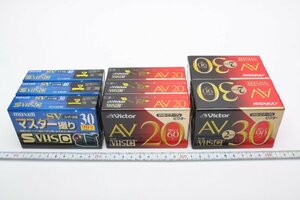 * новый товар maxell Victor видеолента TC-30ADV 4шт.@TC-20ADV 3шт.@ST-C30SV 1 шт. ST-C40SV 2 шт [ итого 10шт.@]mak cell Victor SA5773